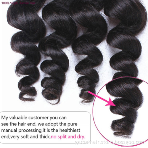 Harmony Factory New Weaving Hair Cheap Brazilian Hair Bundles Double Drawn Flat Weft Hair Extensions